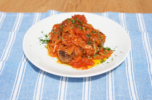 鹿肉のポルペッティ(イタリア風ミートボール)トマト煮込み