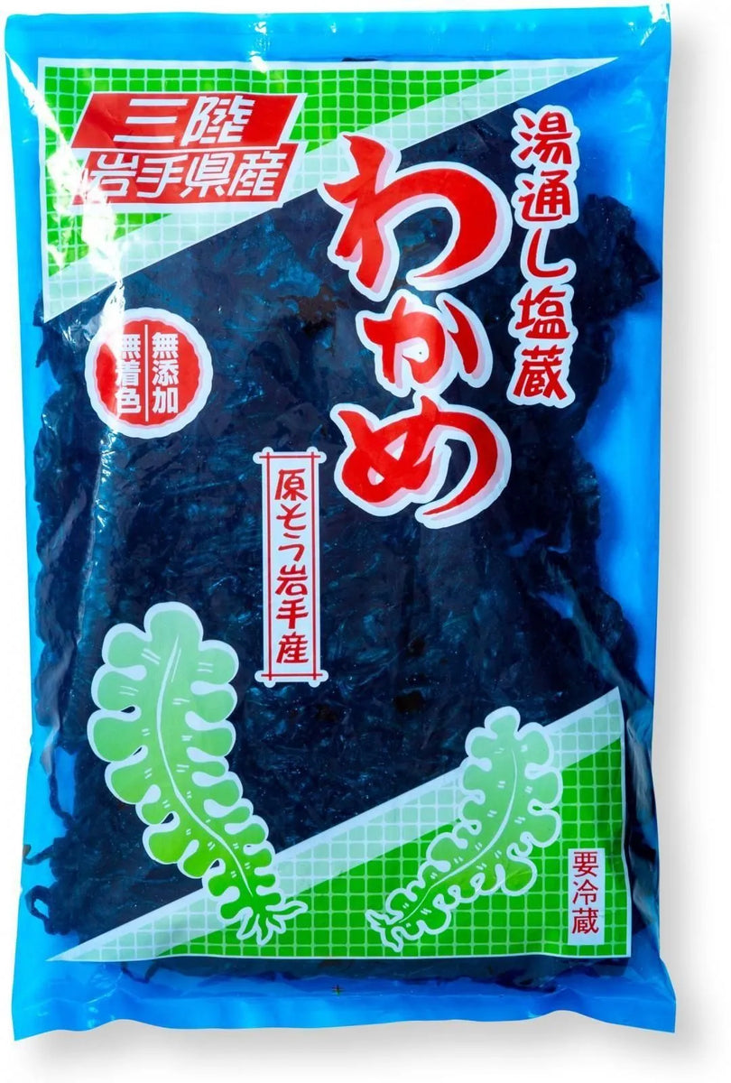 三陸岩手県産 湯通し塩蔵わかめ（200g） 岩手県大槌町 – MOMIJI