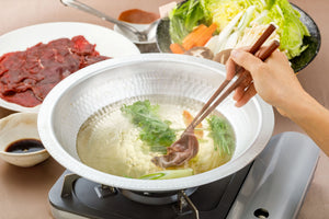 大槌特製 鹿しゃぶしゃぶ　さっとお湯に通すだけ　