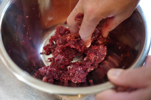 大槌鹿　ひき肉（200g）～ハンバーグ、餃子、ミートボールに