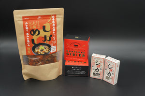 【常温ギフト便】しかめし＋コク旨シチュー2缶＋鹿肉ジャーキー2箱セット
